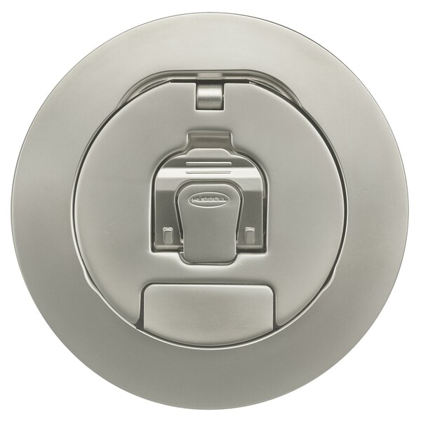 Electrical Box Cover, Round, Cast Aluminum